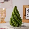 Vela Cone Espiral Geométrica Decoração de Casa Decoração de Móveis de Natal Enfeites de Festa Decoração de Atmosfera Presentes