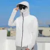 Venta al por mayor de fábrica ropa de protección solar para exteriores de verano ropa ultra delgada con protección solar abrigo para hombre y mujer protección UV ala extraíble