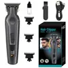 Novo Conjunto de Aparador de Cabelo Elétrico para Atacado, Aparador Elétrico, Aparador Elétrico para Desenho e Barbear, Conjunto de Corte de Cabelo com Display Digital