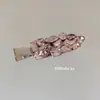 Presilha de Franja Ultra Brilhante Estilo Coreano Deslumbrante Grampo de Cabelo Inteiro de Diamante Sem Costura Versátil Presilha de Cabelo de Alta Qualidade