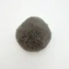 Shangtuo 7.5cm Venta al por mayor de colgantes de bola de pelo de conejo rex sintético, accesorios y componentes de fieltro