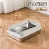 Caja de Arena para Gatos LOGO Personalización Metal Plástico Extra Grande Semicerrada Anti-Rastreo Fábrica Muestra Gratuita Personalización