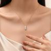Colar de zircão requintado jóias temperamento feminino nicho simples três diamantes cadeia de clavícula maré de abastecimento transfronteiriço direto da fábrica
