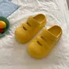 Populares Pantuflas Negras Retro de Suela Gruesa y Punta Cerrada para Mujer, Nuevo Modelo Verano 2026, Sandalias Antideslizantes que Aumentan la Altura para Personas Bajitas
