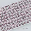 Pedras de Strass Transparentes para Nail Art Dongzhou 6mm Coração Pequeno Strass com Fundo Pontiagudo Acessórios DIY Strass em Formato de Coração Atacado Colorido