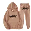 Conjunto de Sudadera Holgada de Calle de Moda Transfronterizo Cotaz Blanco Ropa Deportiva para Hombre y Mujer Hip-Hop Patineta Conjunto Casual