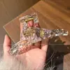 Pinza de garra de lunares estilo coreano, pinza para el pelo modelo nuevo de alta gama 2026, pinza de tiburón grande exquisita para cabello grueso