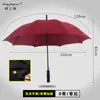 Paraguas de golf de fibra de vidrio completo con mango largo, 130 cm, extragrande, apertura automática, paraguas publicitario para negocios, impresión de logo personalizado, directo del fabricante