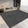 Tapete Antiderrapante de Pelo Bouclé Simples Cor Sólida Textura Sala de Estar Tapete de Mesa de Centro Tapete de Cabeceira Tapete de Entrada Suprimento Transfronteiriço Atacado