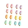 Paleta Elementos Mini Dibujos Animados Resina Joyería Accesorios DIY Pegamento de Crema Uñas Portátiles Arte de Uñas Aretes Materiales Creativos para Niños