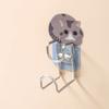 Estante de Acero Inoxidable para Lavabo de Dibujos Animados sin Taladro Estante de Almacenamiento para Lavabo de Baño Gancho de Pared para Lavabo de Baño Inodoro