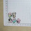 Parche de niña globo rosa acrílico repujado de dibujos animados transfronterizo, pasador de clip para el pelo, broche, funda para teléfono, pegamento de crema DIY
