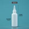 Frasco Spot 60ml 50ml com Ponta Transparente Plástico PET Poliéster Frasco Dosador Tinta Pigmento Frasco squeeze