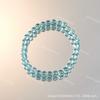 Popular Pulsera de Luna Super Hada Transparente como Hielo para Mujer Diseño Nicho Estudiante Versátil Dulce Colorida Pulsera de Mejor Amiga