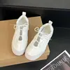 Sapatos Mary Jane femininos com aumento interno de 4cm de altura, estilo balé, novo modelo 2026, sapatos de cadarço de cor bloco, sapatos casuais versáteis para o verão