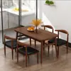 Mesa de jantar Doméstico Pequeno Apartamento Moderno Simples Mesa de Jantar e Cadeira Combinação Mesa de Jantar Mesa Retangular Casual Fast Food Restaurante Mesa e Cadeira
