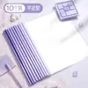 Carpeta de Anillas Vertical A4 Transparente Engrosada Clip de Barra Deslizante Papeles de Examen de Estudiante Currículums Carpeta de Almacenamiento de Documentos Papelería al por Mayor