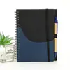 Cuaderno de espiral B6 grueso transfronterizo, personalizable en varios colores, simple y elegante, cuaderno de bolsillo portátil