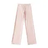 Calça de Yoga Sexy de Cintura Baixa para Mulheres no Outono Nova Slim Slim Reta Sexy Leve Esportiva Perna Larga Casual