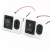 Panel integrado con enchufe hembra Tipo-C y interruptor de encendido con cable, en forma de barco, para la carga de equipos de fisioterapia