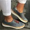 Zapatos Planos de Talla Grande para Mujer de Comercio Exterior Mocasines con Combinación de Colores Zapatos Casuales de Suela Gruesa Estilo Deportivo para Mujer