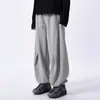 Calça Esportiva Americana Pesada Masculina Feminina Primavera Outono Nova Solta de Perna Larga Calça Scimitar Marca Tendência Joggers de Casal