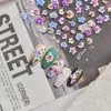 Pegatinas Tomoni para Uñas con Flor en Relieve Estilo Retro Chino Nicho Pegatinas para Uñas Patrón de Pétalos de Orquídea Mariposa