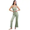 Pijama Popular Transfronterizo, Camisola de Encaje y Pantalones Largos, Conjunto de Dos Piezas de Ropa de Casa Europea y Americana para Mujer, Sexy y Cómodo
