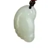 Colgante de jade Hetian contento Changle colgante para hombre y mujer Colgante de jade de pies pequeños al por mayor enviar cuerda