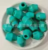 Contas soltas acrílicas bicolores de furo grande 25x21MM para fechos de cordão de colar DIY, correntes de bolsa, pingentes, acessórios de vestuário e componentes de joias