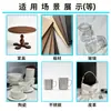 Papel Sintético Térmico Desmontable a Prueba de Cinco Elementos para Muebles y Paneles de Vidrio, Fácil de Rasgar Sin Dejar Adhesivo, Papel Térmico para Impresión de Etiquetas Autoadhesivas