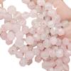 Rosa Hielo Jade de Múltiples Aristas Cuentas Roca de Cuarzo Jade Corte Pulsera Collar Cuentas Cuentas Cuentas Cuentas Hechas a Mano Cuentas de Joyería