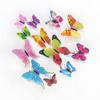 12 mariposas de simulación, fondo creativo para el hogar, mariposa tridimensional, decoración de pared para habitación de niños, pegatinas de pared de mariposa 3D