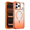 Adequado para Capa de Celular Iphone18Promax, Sucção Magnética Gradiente Transparente, Capa Protetora Anti-Queda de Cobertura Total nos Quatro Cantos para Apple 17