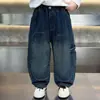 Pantalones para Niños Otoño 2026 Estilo Nuevo Hipster Modernos Jeans para Bebés Ropa de Uso Diario Pantalones Casuales de Primavera y Otoño para Niños