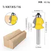 Fresa de Canto Côncavo Haste de 1/2 Frezadora para Marcenaria Fresadora de Arco Fresadora de Linha Fresadora de Padrão Máquina de Gravação Broca de Tungstênio para Tupia Ferramenta