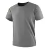 Nova Camiseta de Secagem Rápida, Camiseta de Manga Curta de Seda de Gelo de Secagem Rápida, Manga Curta de Seda de Gelo de Verão, Manga Curta de Gola Redonda, Manga Curta Esportiva, Seda de Gelo