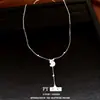 Collar, aretes, pulsera con colgante de número 5 gota de agua de circón chapado en oro real, juego personalizado, joyería de lujo ligero de alta gama