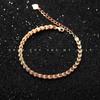 Pulsera de cola de fénix de plata S925 para mujer, diseño de nicho brillante, chica estrellada, pulsera de red roja que combina con todo S4228