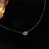 Colar de Prata Esterlina 925 Feminino 2023 Novo Estilo Popular Clavícula Corrente Luz Nicho de Luxo Design High-end Sense Pingente Colar