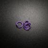 Accesorios de bricolaje, anillo abierto de 1,2 x 8 mm, pequeño anillo de hierro, pintura de color, anillo de conexión manual, llavero, cadena de joyería, anillo