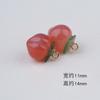Pó Natural Sal Fonte Ágata Pequeno Pingente Pêssego Pixiu Flor Contas DIY Pulseira de Contas Feminina Acessórios Bolsa de Material
