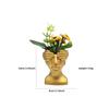 Jarrón de resina con figuras artísticas nórdicas, adornos para el hogar, jarrón de flores con cara sencilla, arreglo floral, decoración al por mayor