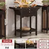 Nova Mesa de Altar Estilo Chinês, Altar Doméstico, Armário de Buda, Armário de Chão, Santuário Não de Madeira Maciça, Mesa de Adoração, Altar de Guan Gong, Mesa de Divindade