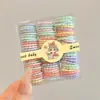Mini Liga de Goma para Bebé para Niños No Daña el Cabello, Liga para el Cabello Pequeña para el Pulgar, Diadema Colorida de Alta Elasticidad para Niña