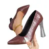 Suministro Exclusivo Transfronterizo de Zapatos de Tacón Alto Retro Franceses para Mujer, Zapatos de Tacón de Punta Poco Profundos Finos para Commuter de Primavera y Verano, Zapatos Profesionales Elegantes
