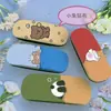 Caja de Gafas de Dibujos Animados Pintada Linda Juguetona Animación Estudiante Óptica Resistente a la Presión Caja de Gafas Caja de Gafas de Dibujos Animados para Niños