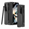 Adecuado para Funda de Teléfono Móvil Samsung Z Fold6, Ranura para Bolígrafo Ultradelgada, Pantalla Plegable, Película Protectora de Pantalla Plegable con Diseño de Corazón en el Centro, Anticaídas Integrado