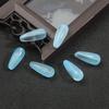 Miçangas de Vidro com Furo Reto em Formato de Gota, Acessórios de Cabelo Estilo Antigo, Miçangas para Enfeite de Cabelo, Materiais e Acessórios para Presilhas DIY