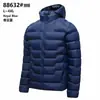 2026 Nuevo Chaqueta de Algodón a Cuadros 30D Otoño/Invierno Transfronteriza para Hombre, Abrigo Ligero de Algodón con Capucha, Multicolor